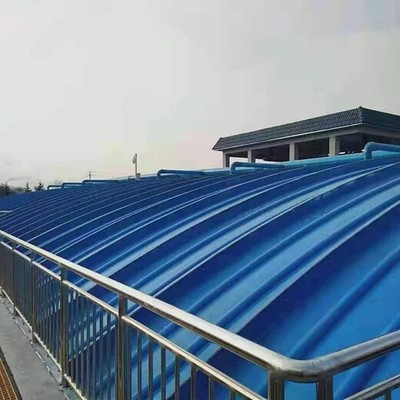 玻璃鋼產地污水池除臭加蓋,污水池集氣罩